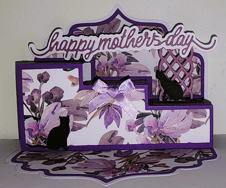 Purple Mothers day card